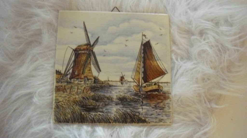 Wandtegel Delft-Blauw, Ophalen of Verzenden