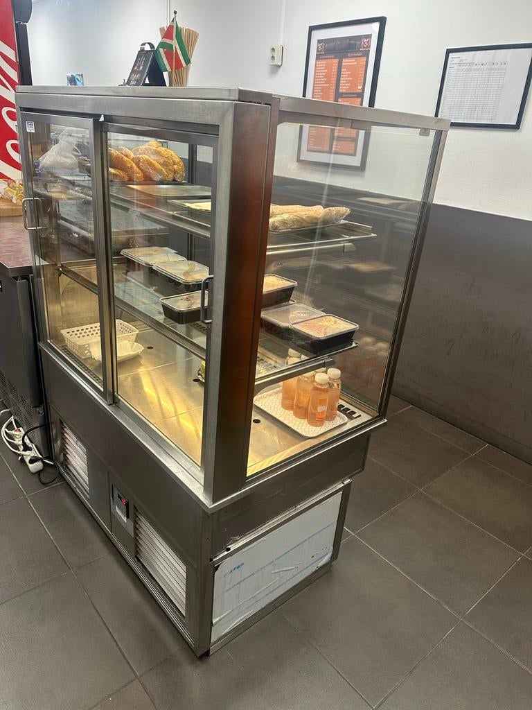 Ake Ideal Professionele Koelvitrine gebaksvitrine, Ophalen, Gebruikt, Koelen en Vriezen