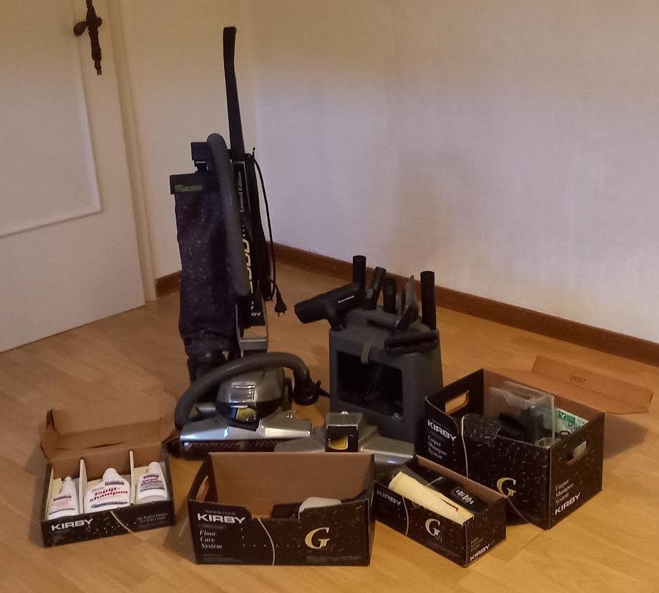 Kirby stofzuiger met accessoires, Witgoed en Apparatuur, Stofzuigers, Ophalen, Gebruikt