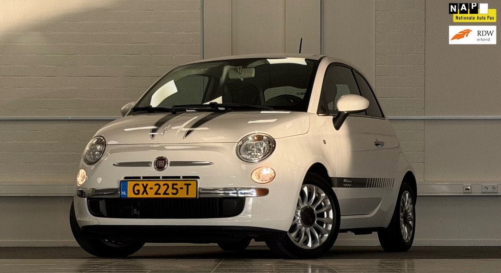Fiat 500 0.9 TwinAir Turbo Easy Apple carplay Android auto 3, Voorwielaandrijving, Stof, Gebruikt, Origineel Nederlands