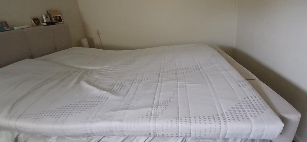 Splittopper 160x200 traagschuim 10cm dik, Ophalen of Verzenden, Matras, 200 cm, 160 cm