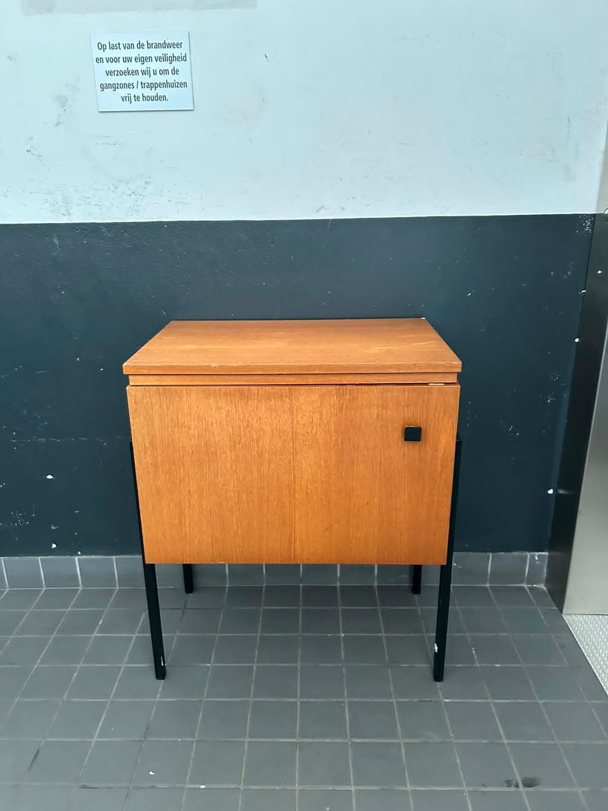 naaitafel of klein bureau uitklapbaar midcentury, Ophalen