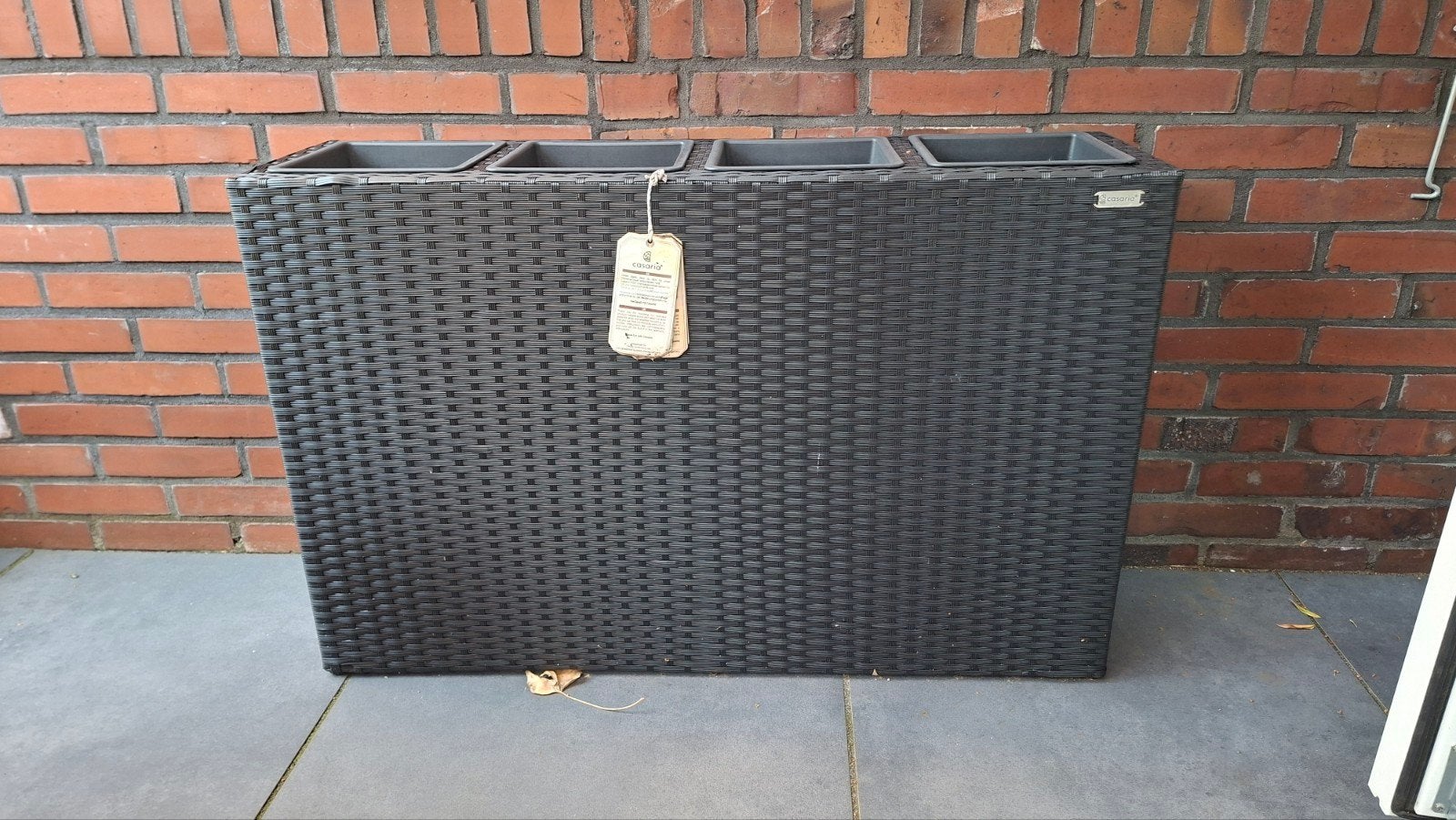 2 Casaria plantenbakken, 1 jaar oud (per stuk €50), Ophalen, Overige materialen, Gebruikt, Balkon