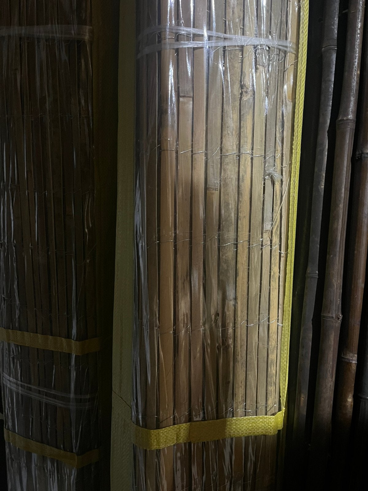 Gespleten bamboe scherm op rol 200x500 schutting natuurlijk, Overige materialen, 1 tot 2 meter, Gerard Krale, Minder dan 3 meter