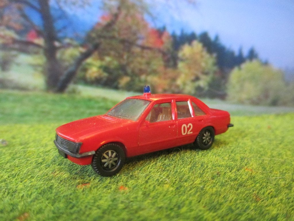 Opel Rekord E-1 Feuerwehr / Brandweer wagennummer 02, Ophalen of Verzenden, Zo goed als nieuw, Auto, Rietze