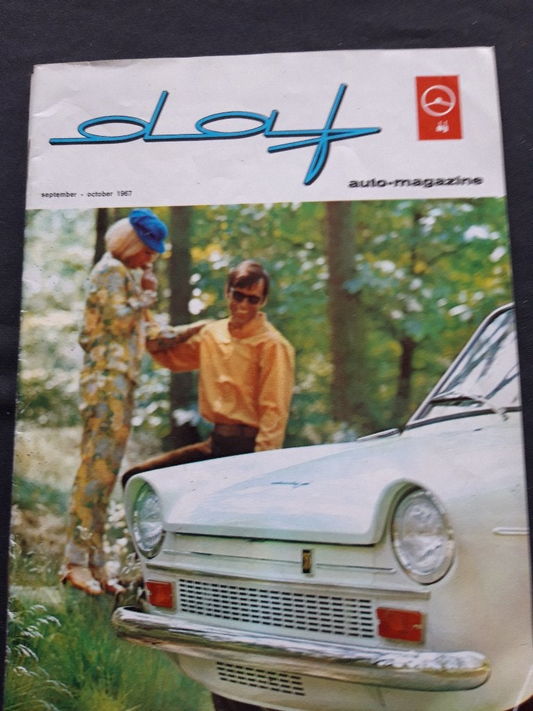 Daf Automagazine 1967 nummer sept – okt, Gelezen, Daf variomatic, Ophalen of Verzenden, Overige merken