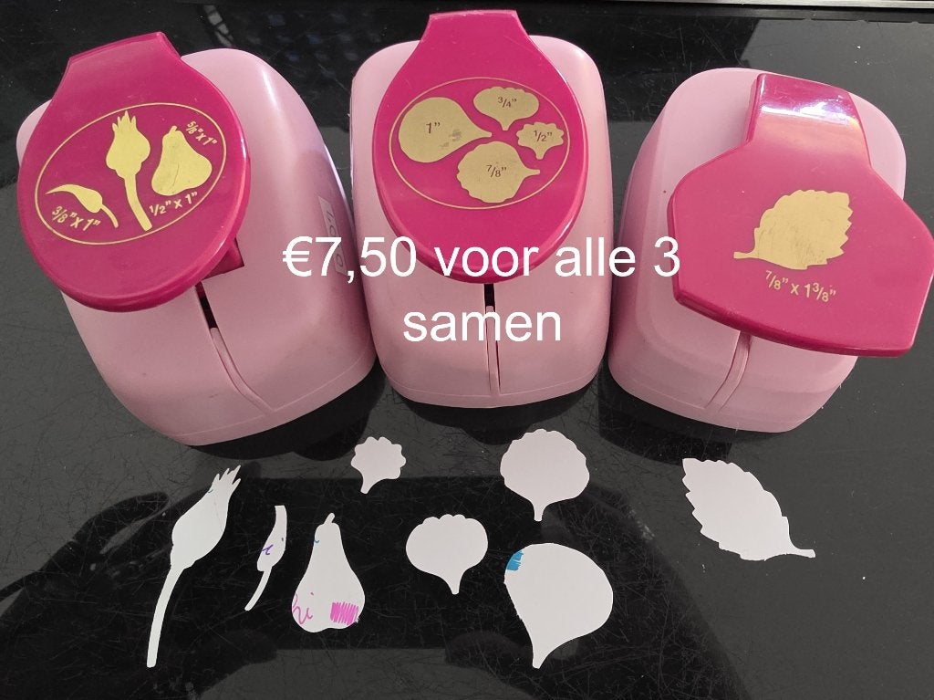 Joy Crafts, Blossoms punches groot, ponsen, Roze, Gebruikt, Overige typen, Overige materialen