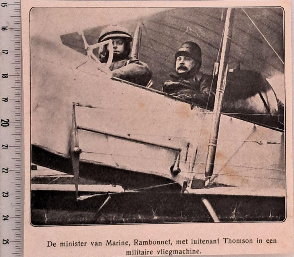 Luchtmacht 1915; min.v. Marine Rambonnet en Luit. Thomson, Verzenden, Voor 1940, Gebruikt, Overige onderwerpen