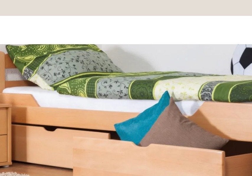 1 persoons bed, Ophalen, Gebruikt, 90 cm, Eenpersoons