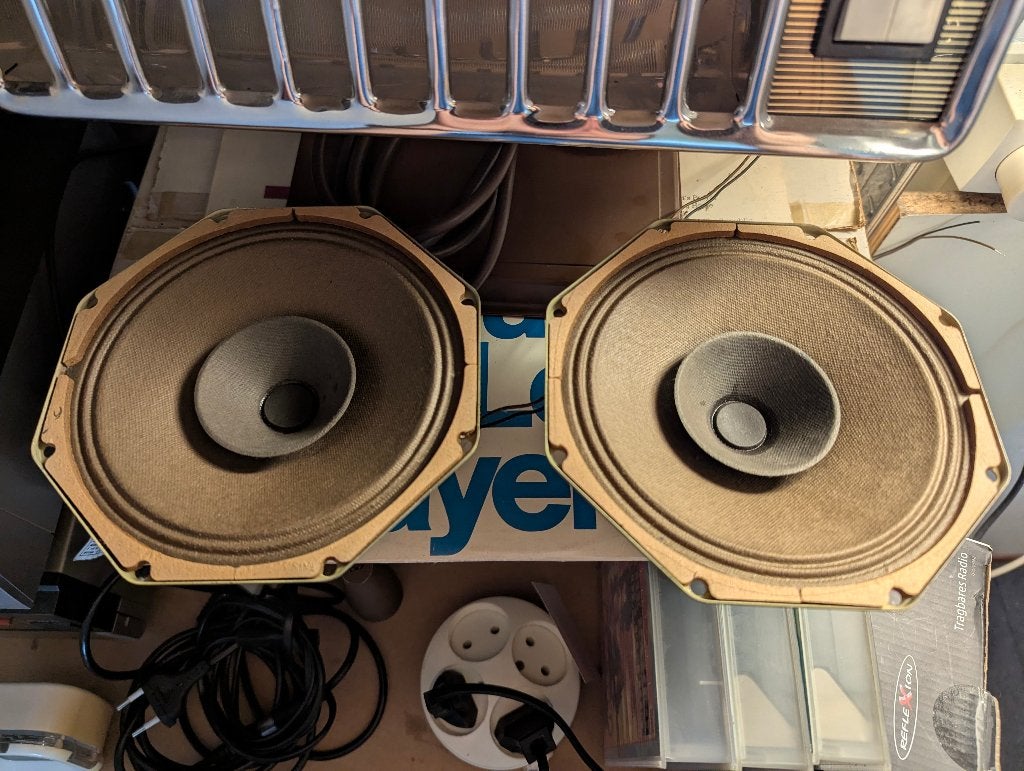 Antiek speakers AD3700 800 ohm Philips, Ophalen of Verzenden