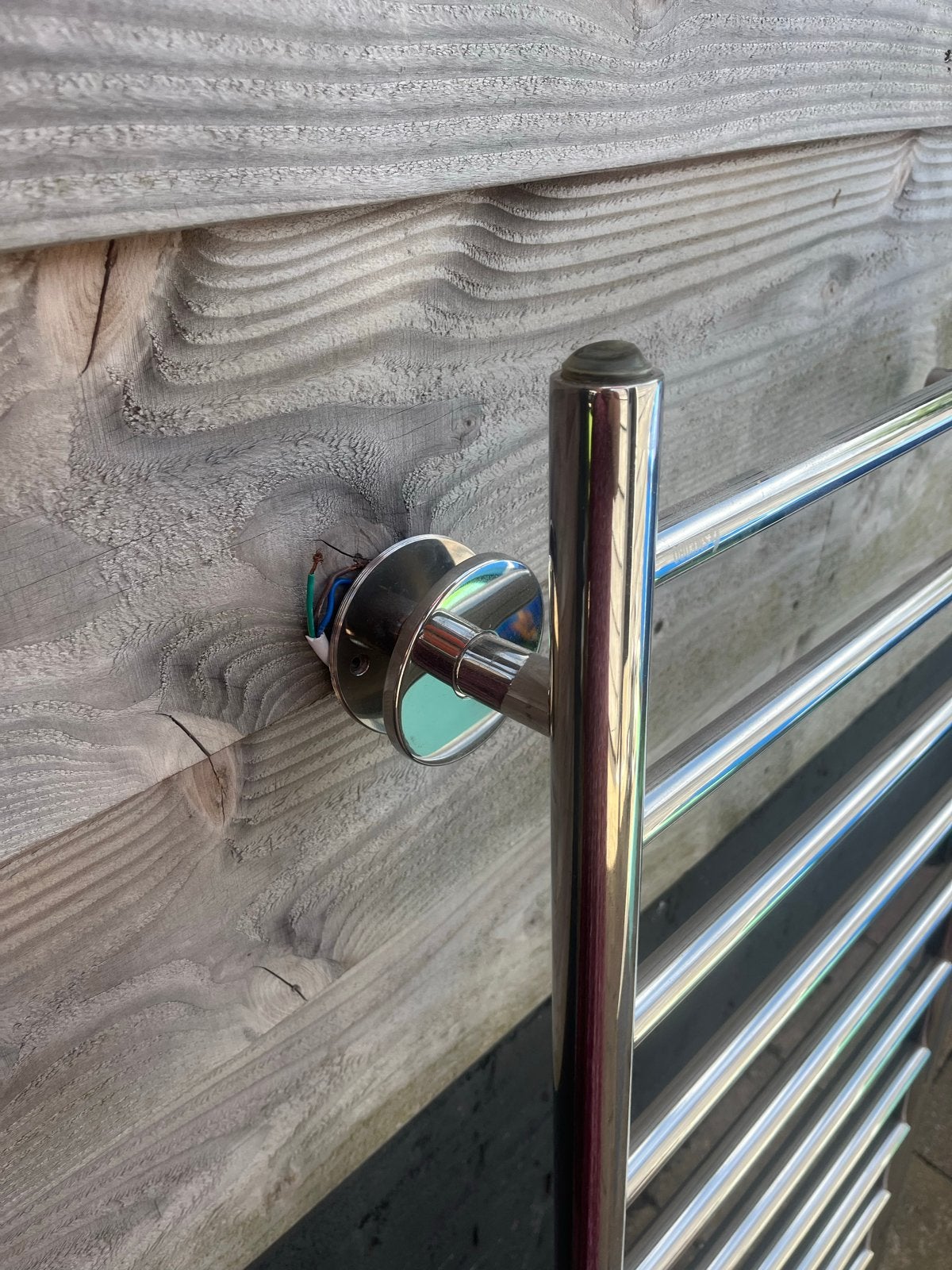 Chromen handdoekradiator, zo goed als nieuw, Ophalen, Radiator, Minder dan 60 cm, Zo goed als nieuw
