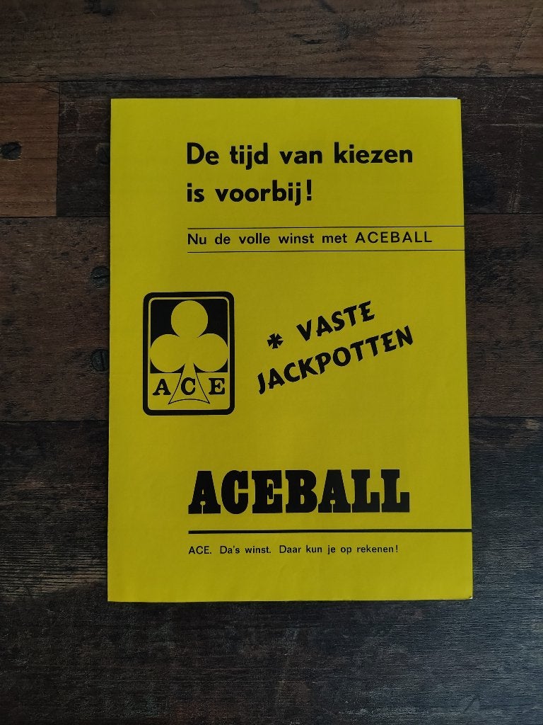 Folder:  Ace Coin /Aceball  (Fruit automaat), Overige munten, Verzenden, Gebruikt