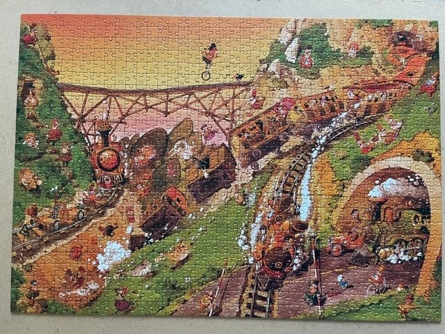 Heye Puzzel 1000 stukjes: Loup: Wanted! Fred, Ophalen of Verzenden, 500 t/m 1500 stukjes, Zo goed als nieuw, Legpuzzel