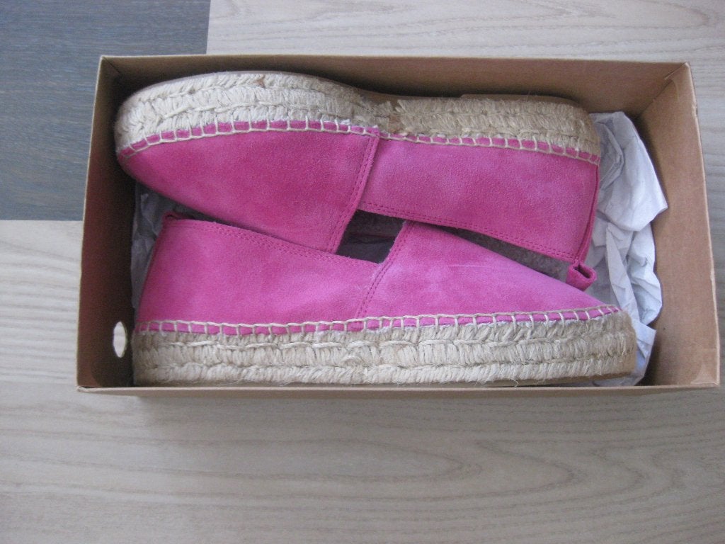 Kanna fuchsia roze suède espadrilles maat 38 nieuw, Kleding | Dames, Nieuw, Ophalen of Verzenden, Espadrilles of Moccasins, Kanna