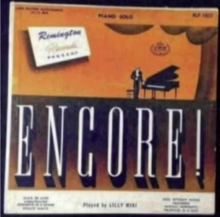 LP, elpee singel, single; Encore Remington; Lilly Miki piano, Overige formaten, Overige typen, Ophalen of Verzenden, Zo goed als nieuw