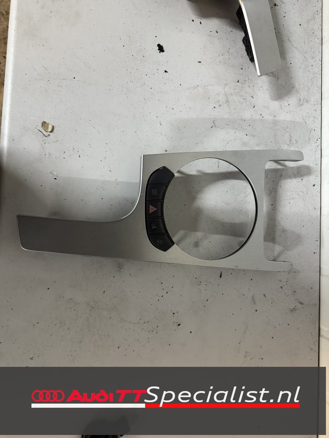 Aluminium afdekkap middenconsole Audi TT MK2 8J, Auto-onderdelen, Gebruikt, -, -, -