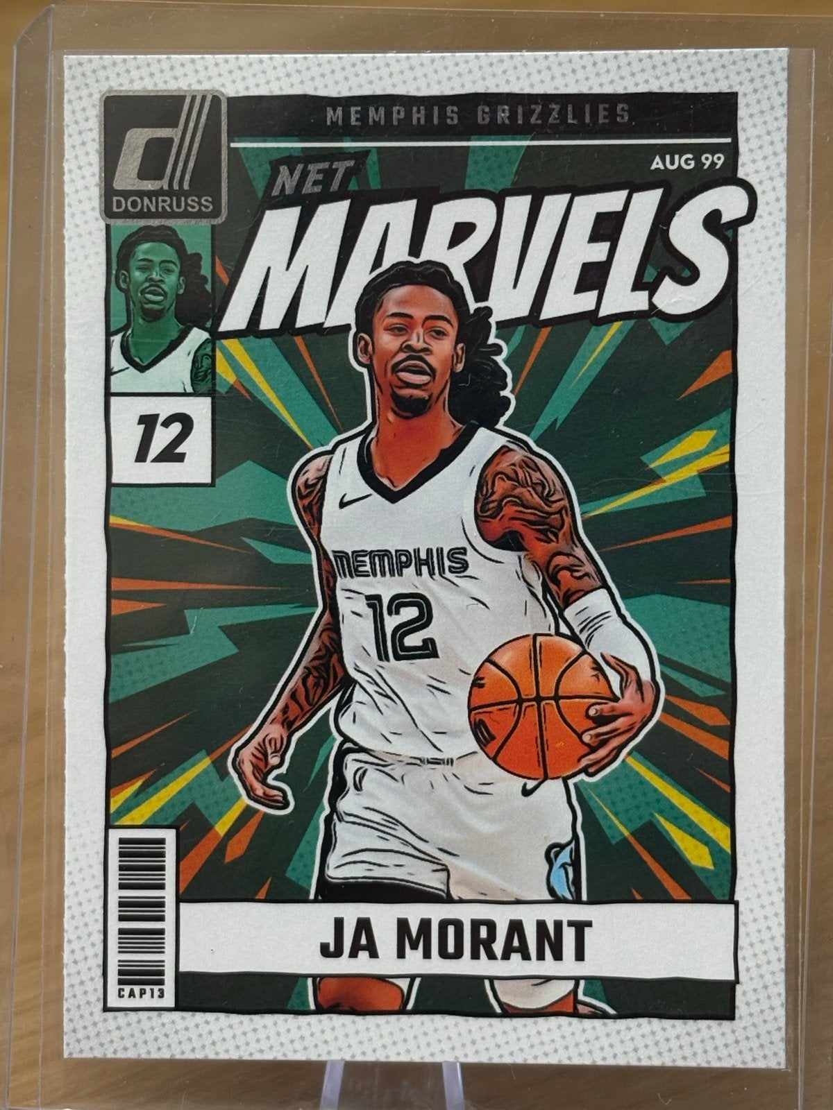 Ja Morant Donruss Net Marvels Basketbalkaart, Ophalen, Zo goed als nieuw, Overige sporten, Spelerskaart