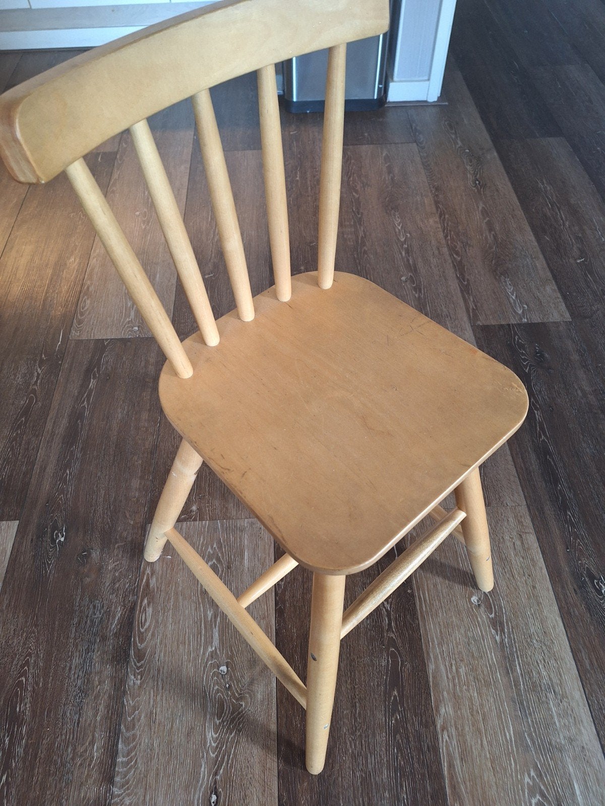Houten peuterstoel, lichtbruin, gebruikt, Ophalen, Gebruikt, Overige typen
