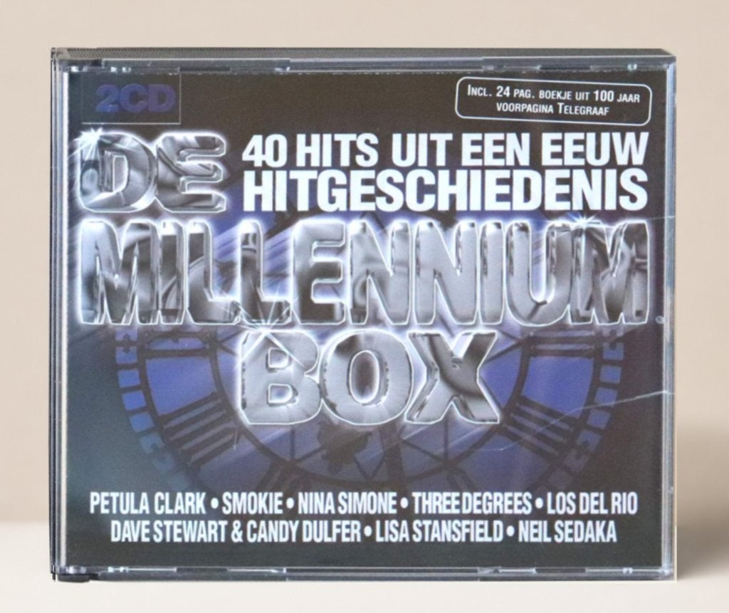 2x CD De Millennium Box 40 hits uit een eeuw hitgeschiedenis, Ophalen of Verzenden, Zo goed als nieuw, Verzamelalbum, Pop