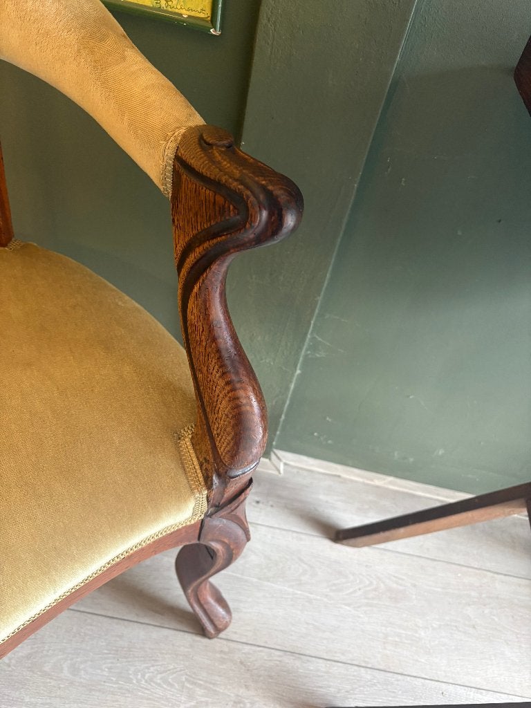 Antieke Louis-Philippe Bureau of Gondelstoel., Ophalen