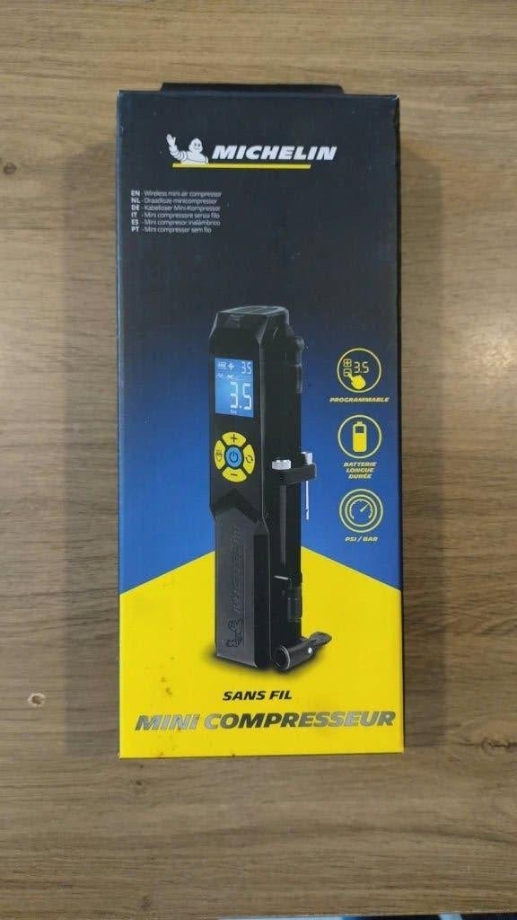 Michelin Mini Draadloze Compressor / Bandenpomp, Minder dan 25 liter, Verzenden, Nieuw, Minder dan 200 liter/min