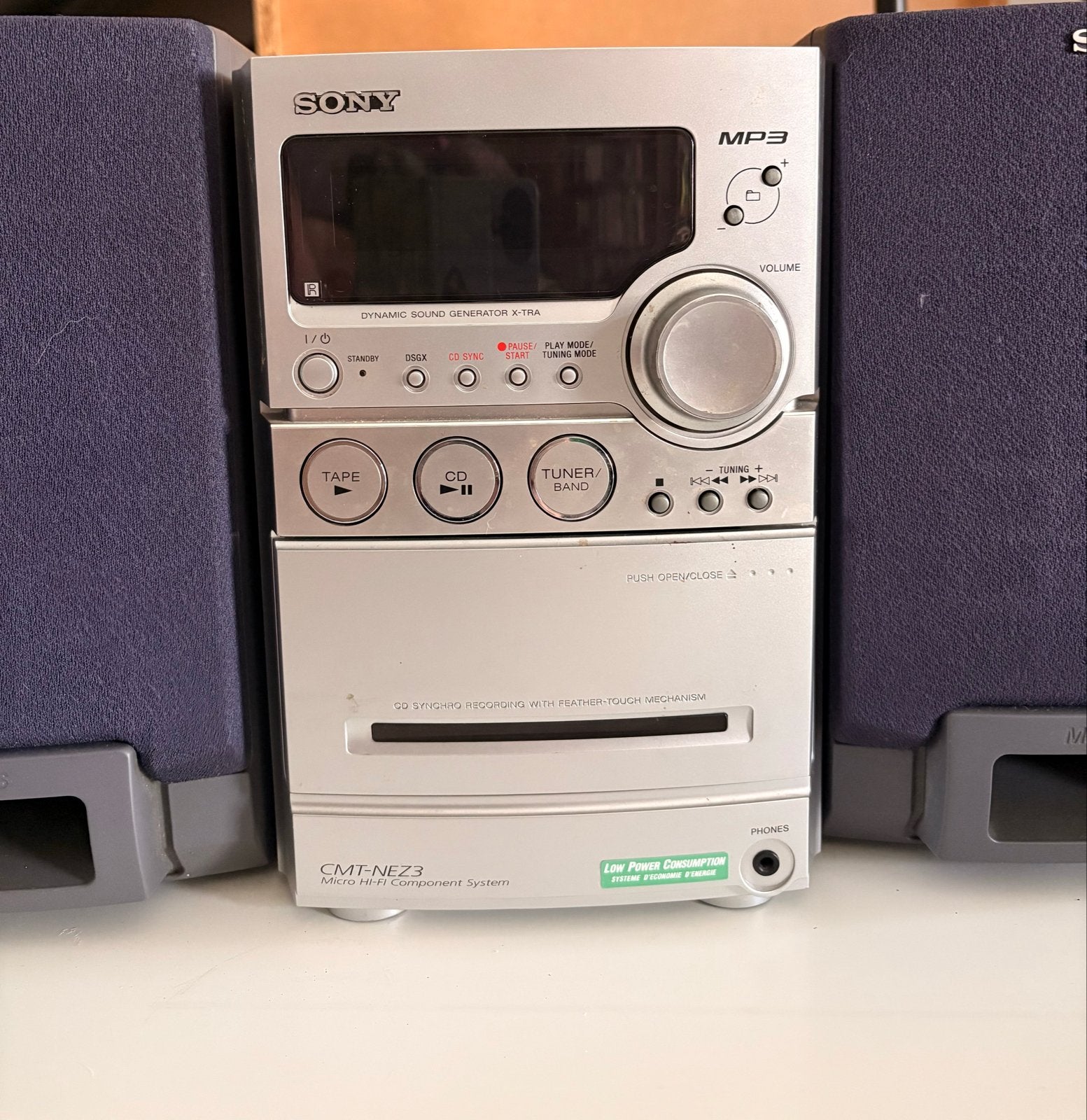 Sony CMT-NEZ3 Micro Hi-Fi Component Systeem met Speakers, Audio, Tv en Foto, Stereo-sets, Gebruikt, Cassettedeck, Ophalen of Verzenden
