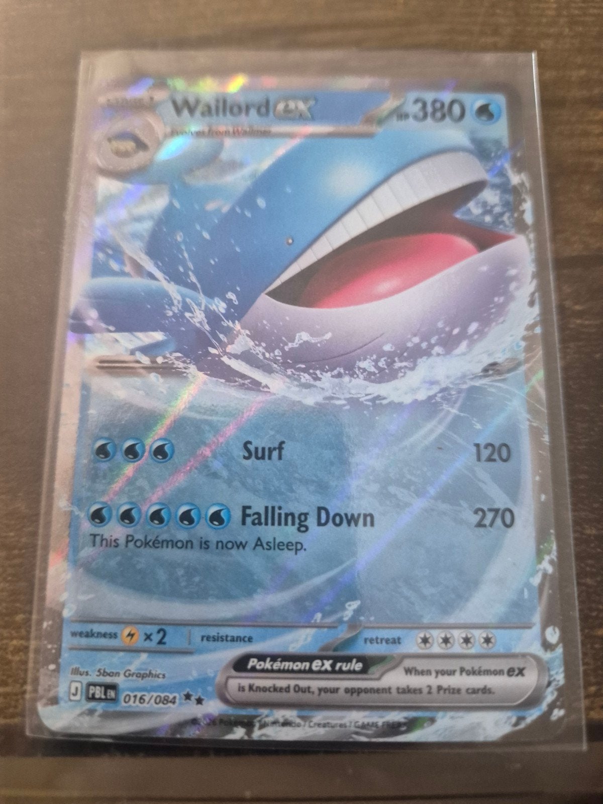 wailord ex 016/084, Ophalen of Verzenden, Nieuw