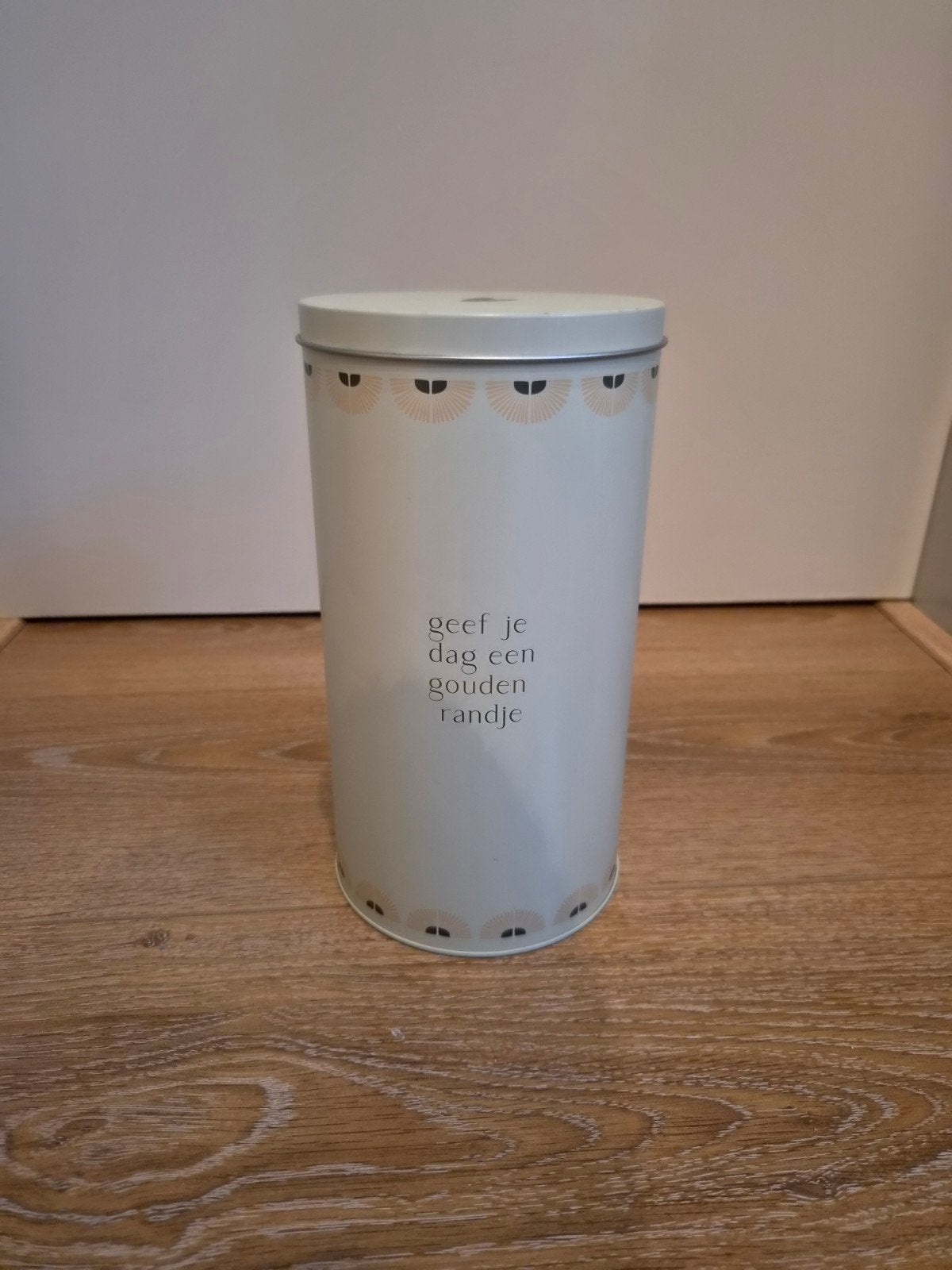 Decoratieve bewaarbus met deksel - Zusss, Groen, Ophalen of Verzenden, Zo goed als nieuw, Metaal