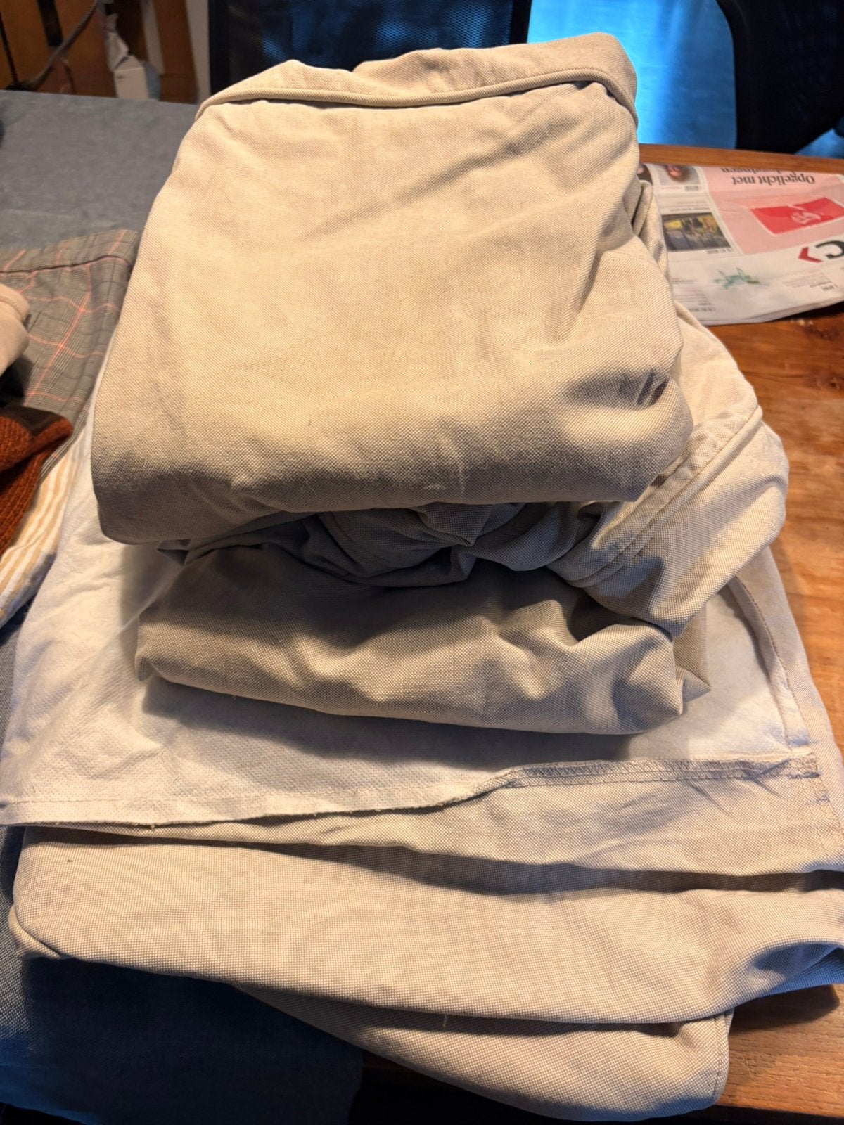 Beige hoes Ikea Ektorp 2 zits, Huis en Inrichting, Ophalen, Tweepersoons, 75 tot 100 cm, Zo goed als nieuw