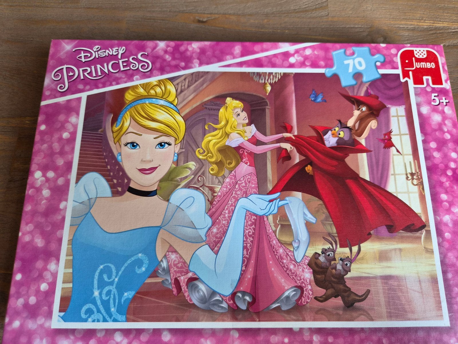 Disney prinses puzzel, Ophalen of Verzenden, Meer dan 50 stukjes, Gebruikt, 4 tot 6 jaar