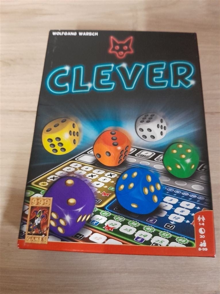 Clever Dobbelspel - 999 games - s4053, Verzenden, Zo goed als nieuw