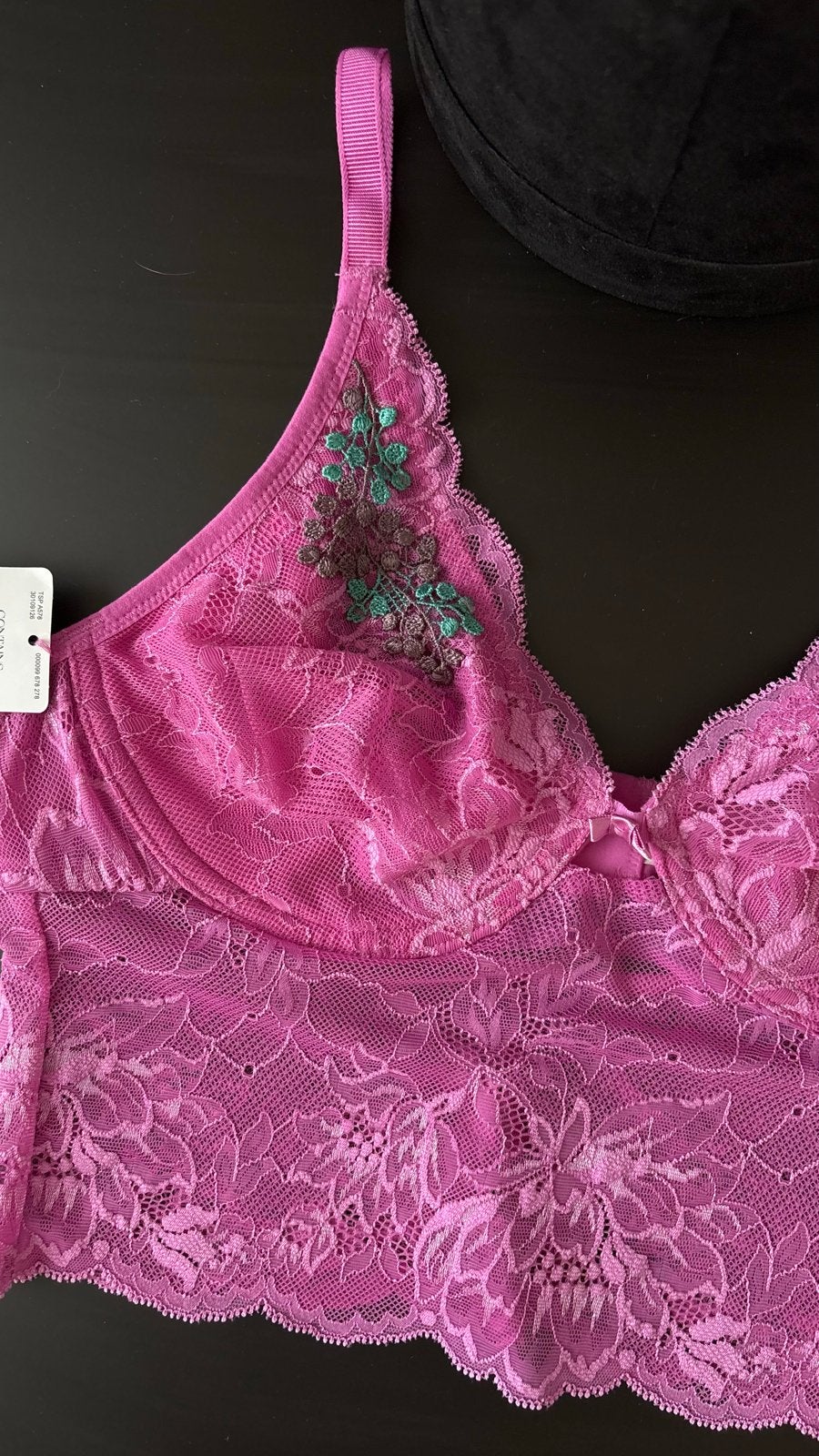 Triumph Beha zonder beugel 75C - Roze kant, Verzenden, Roze, BH