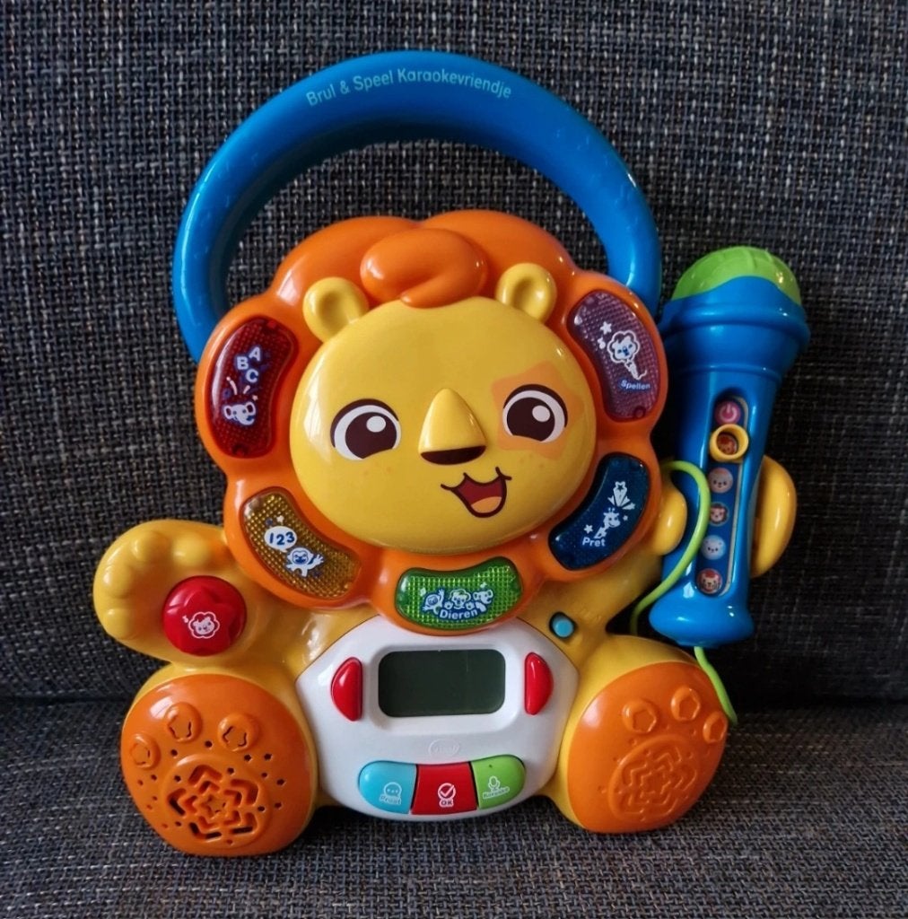 Vtech karaoke leeuw. Nieuw!, Ophalen of Verzenden, Nieuw, Elektronica, Met licht