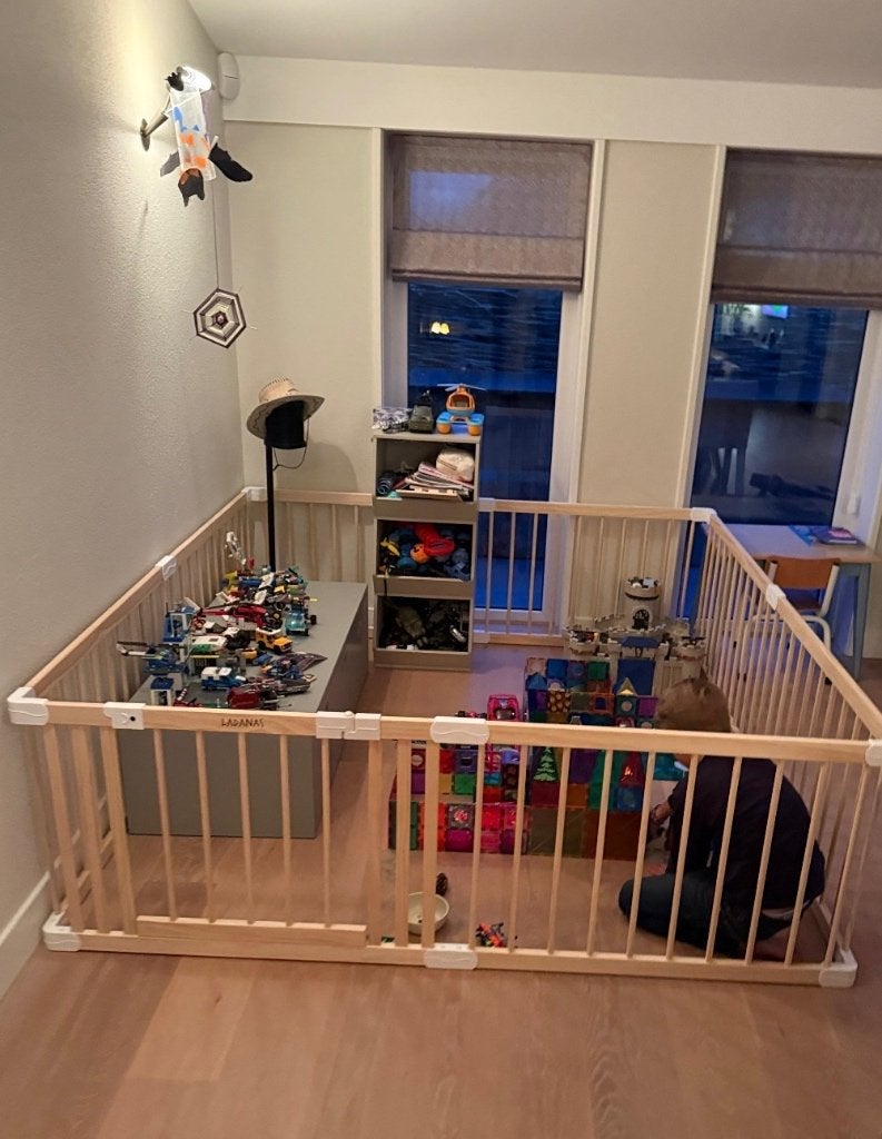 Grondbox Ladanas 190x190 of 180x200, Kinderen en Baby's, Ophalen, Zo goed als nieuw, Vierkant