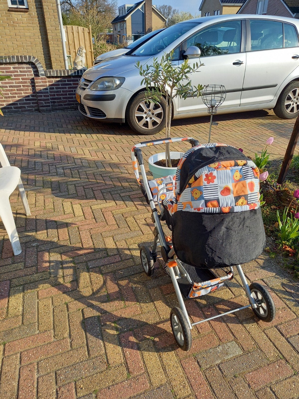 Speelgoed poppenwagen wandelwagen., Ophalen, Zo goed als nieuw