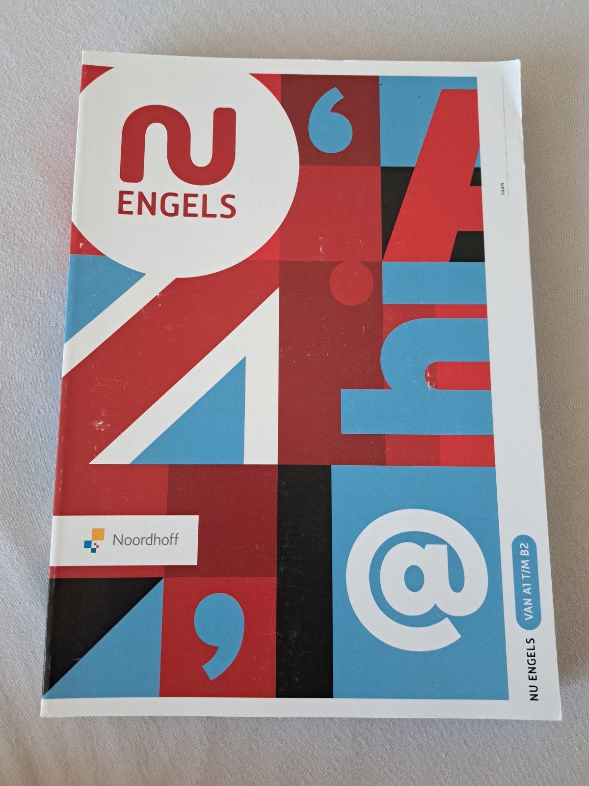 Nu Engels: Van A1 T/M B2 - Noordhoff, Boeken, Ophalen of Verzenden, Zo goed als nieuw, Noordhoff, Non-fictie