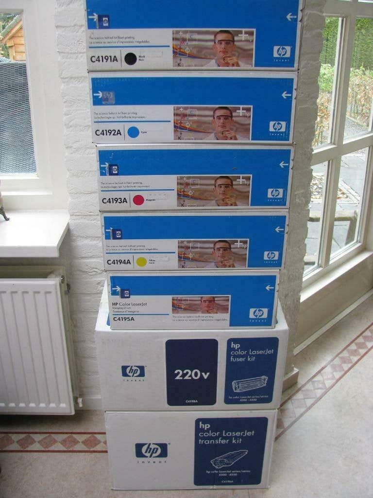 Nieuwe HP tonersdrum en  fuserkit voor HP 4500-4550 serie, Ophalen of Verzenden, Nieuw, Toner, HP (ORIGINEEL)