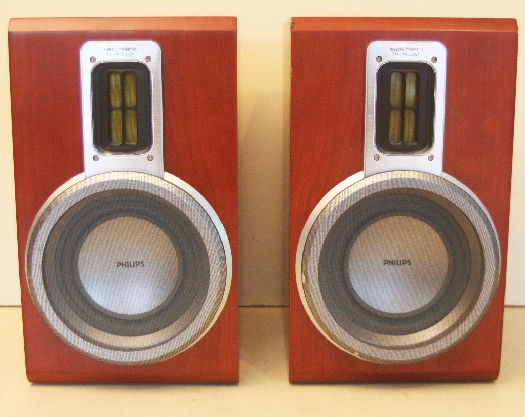 Philips MCD708 Luidsprekers / 80 Watt / 4 Ohm, Stereo speakers, Philips, Gebruikt, Ophalen of Verzenden