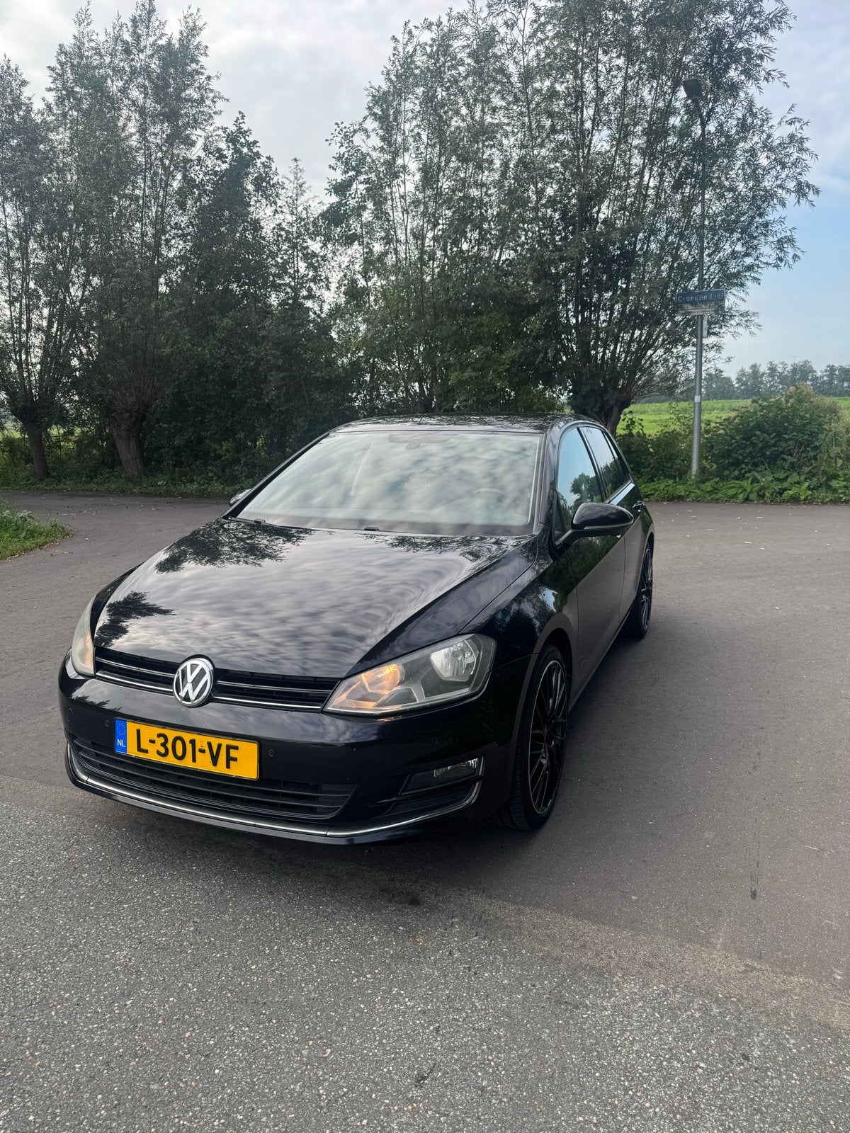 Volkswagen Golf 1.4 TSI DSG 2013 Zwart, Auto's, Zwart, 4 cilinders, Zwart, Leder