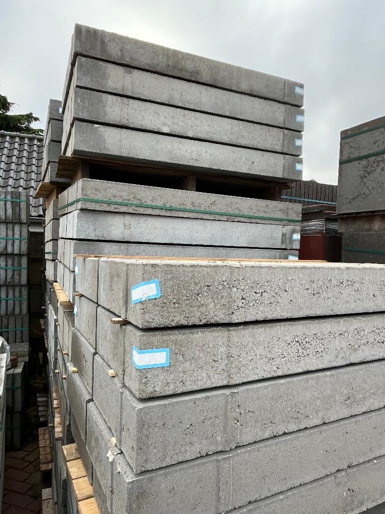 Betonplaat 120x80x12 grijs met deklaag en hijsvoorziening mf, Tuin en Terras, Tegels en Klinkers, Ophalen of Verzenden, Nieuw