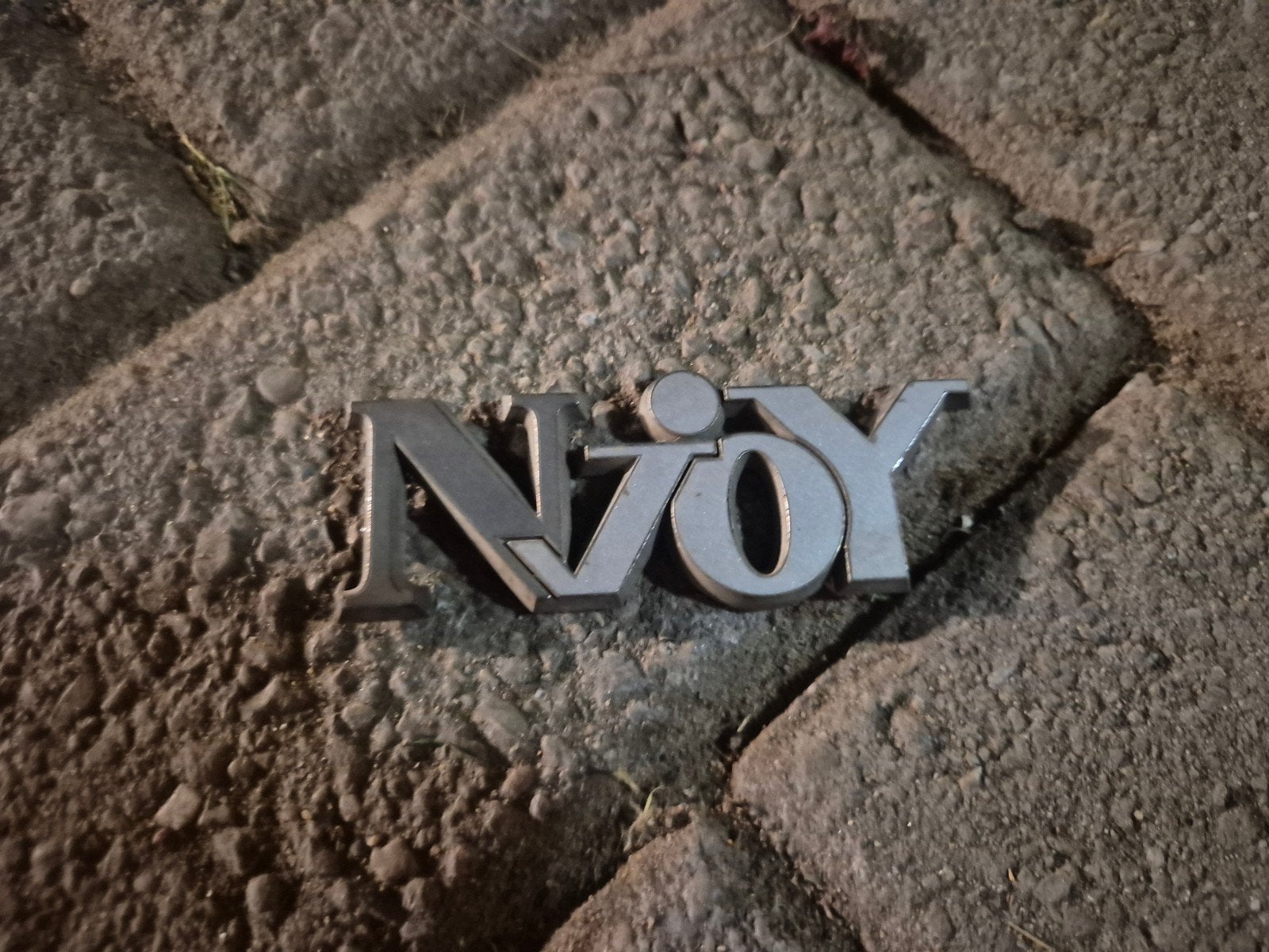Opel Njoy logo/embleem, Ophalen of Verzenden