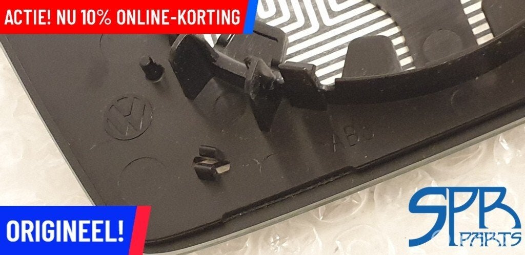 GOLF 7 SPIEGEL GLAS Spiegelglas links SIDE ASSIST VERWARMD, Auto-onderdelen, Spiegels, Volkswagen, Nieuw, Ophalen of Verzenden