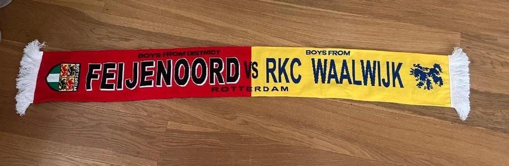Sjaal | RKC - Feyenoord | NIEUW, Ophalen of Verzenden, Nieuw, Feyenoord, Vaantje of Sjaal