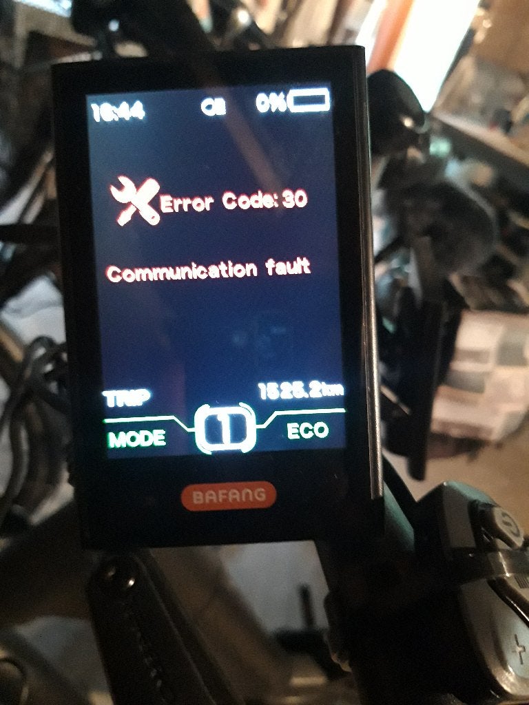Bafang display met foutmelding, Ophalen of Verzenden, Gebruikt
