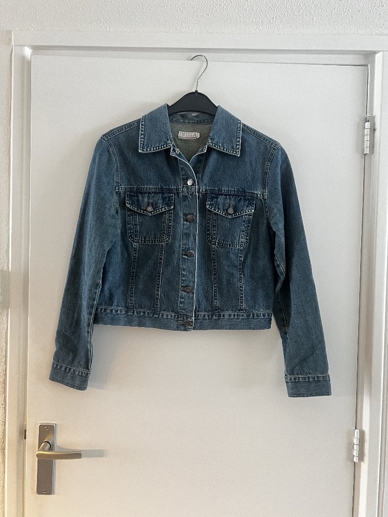 Blauw spijkerjasje van Inizia maat 38, Kleding | Dames, Maat 38/40 (M), Blauw, Inizia, Ophalen of Verzenden