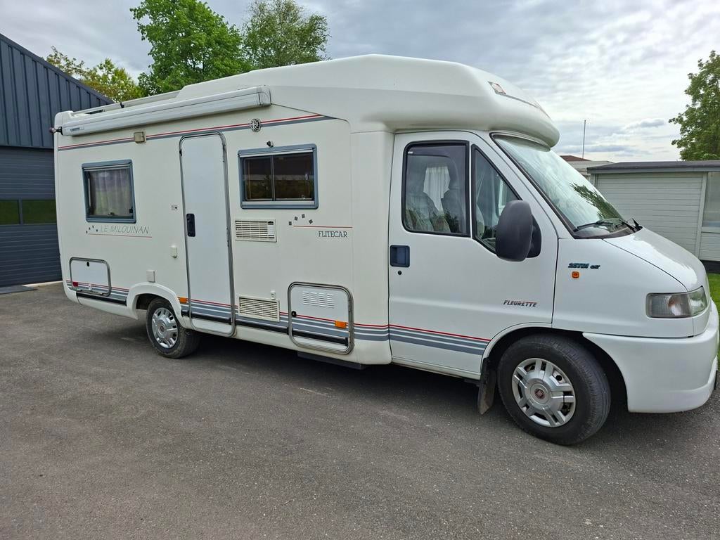 Camper - Fiat Ducato 2.5 TDI, Caravans en Kamperen, Campers, Buitenlamp, Ringverwarming, Fiat, 6 tot 7 meter