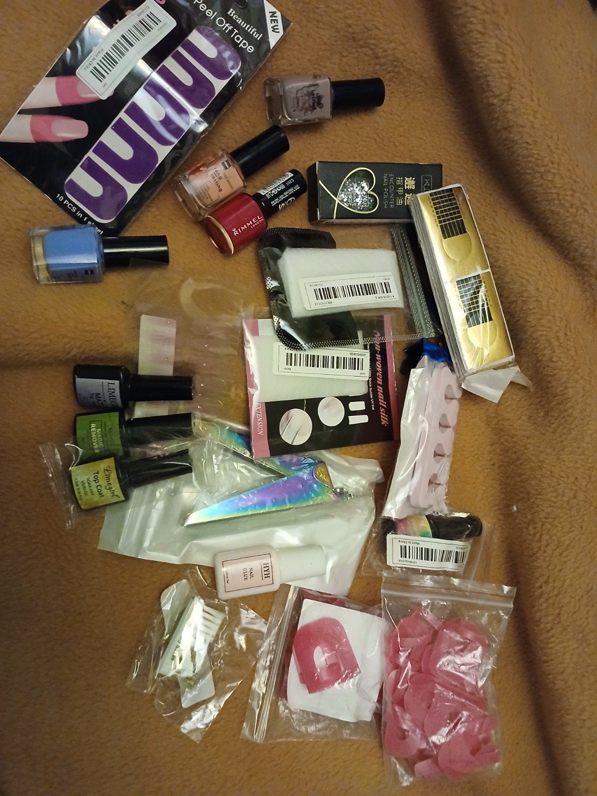 Grote set nagellak en nagelverzorgingsproducten, Overige kleuren, Ophalen of Verzenden, Zo goed als nieuw, Handen en Nagels
