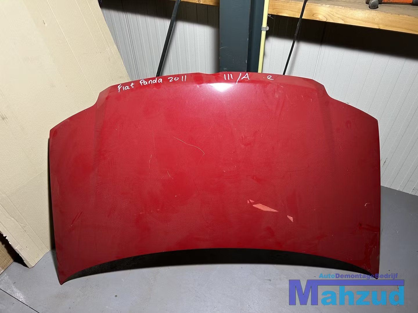 FIAT PANDA (169) rood 111/A MOTORKAP 2003-2011, Gebruikt, Stellantis Europe S.p.A., Ophalen of Verzenden, Info@stellantis.com