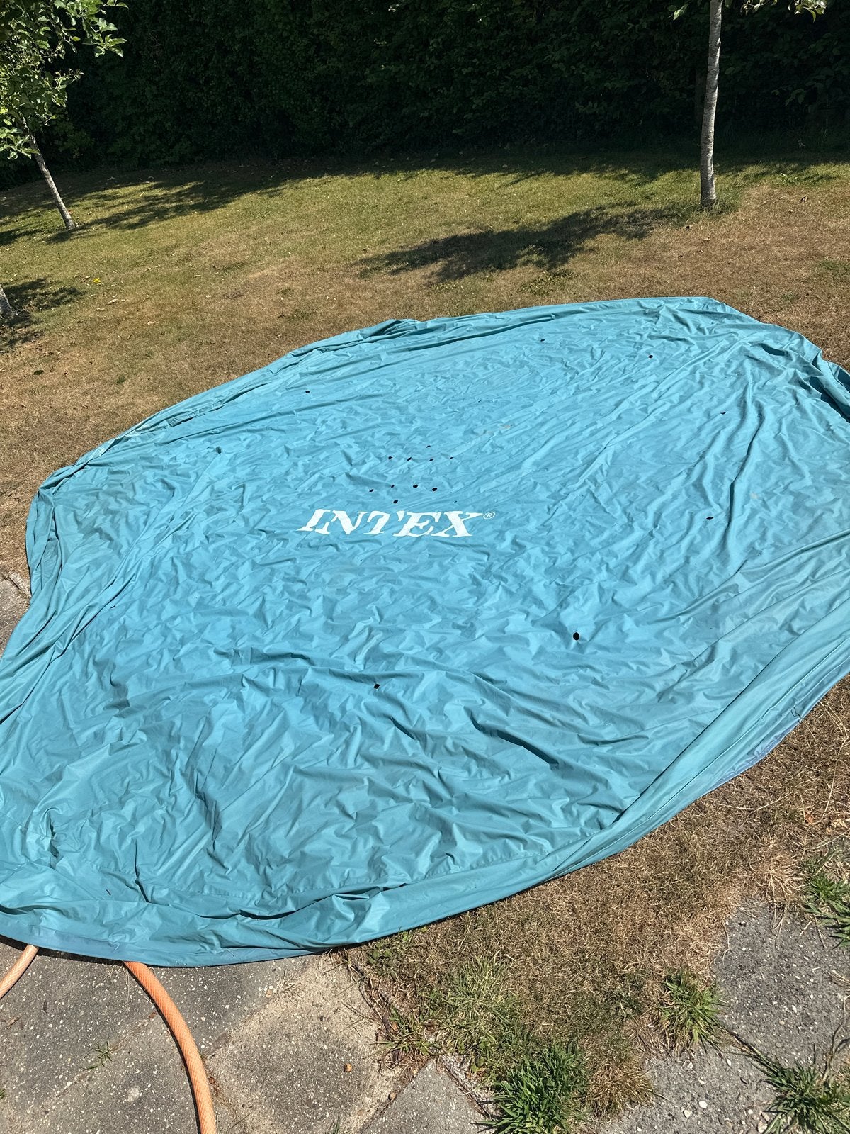 Intex afdekzeil voor Opzetzwembad 366cm x 76cm met afdekzeil, Gebruikt, Minder dan 80 cm, Rond, 300 cm of meer