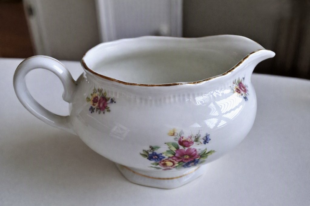 vintage porseleinen melkkannetje - Thun (Tsjecho-Slowakije), Ophalen of Verzenden